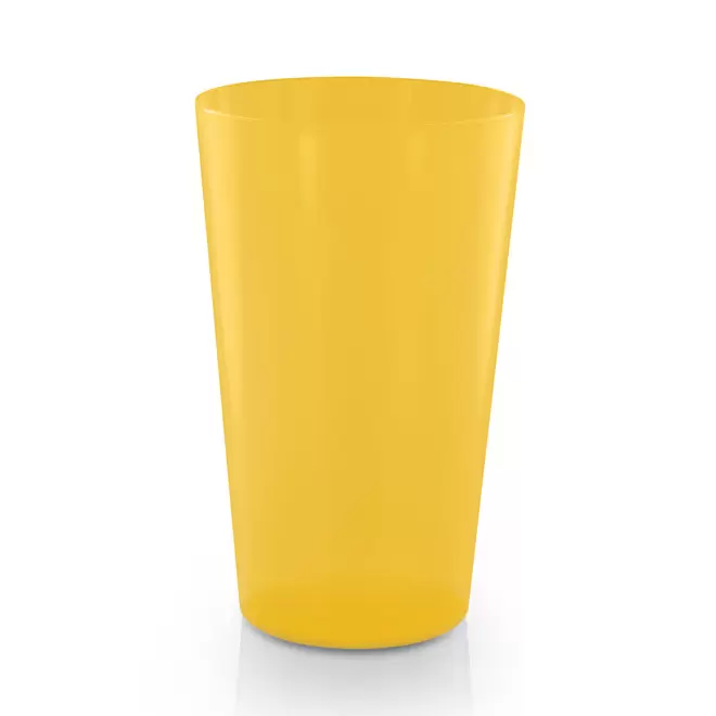 RAPIDE 4J - GOBELET MIF RÉUTILISABLE PERSONNALISÉ 60 CL 'CUPY' - jaune transparent