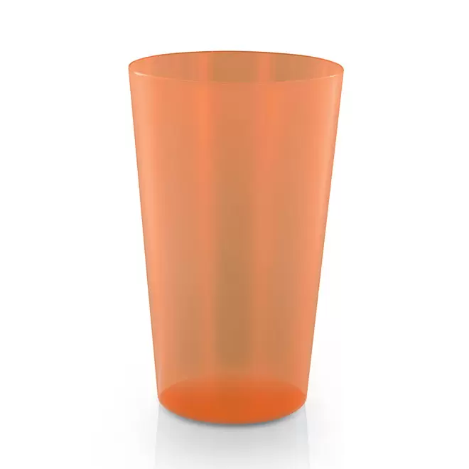 RAPIDE 4J - GOBELET MIF RÉUTILISABLE PERSONNALISÉ 60 CL 'CUPY' - orange transparent