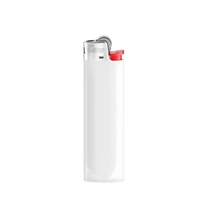BRIQUET BIC PERSONNALISABLE FINITION BRILLANTE 'FIREFLAMME' - blanc j23