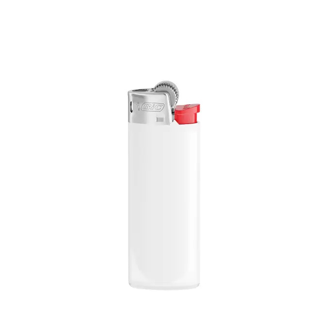 BRIQUET BIC PERSONNALISABLE FINITION BRILLANTE 'FIREFLAMME' - blanc j25