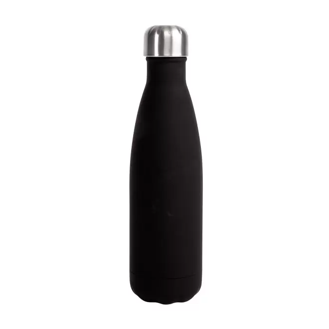 BOUTEILLE ISOTHERME PERSONNALISABLE 500ML 'ASTRIO SOFT' - noir