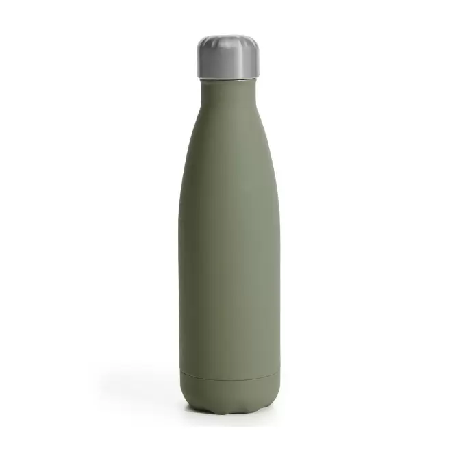 BOUTEILLE ISOTHERME PERSONNALISABLE 500ML 'ASTRIO SOFT' - vert kaki