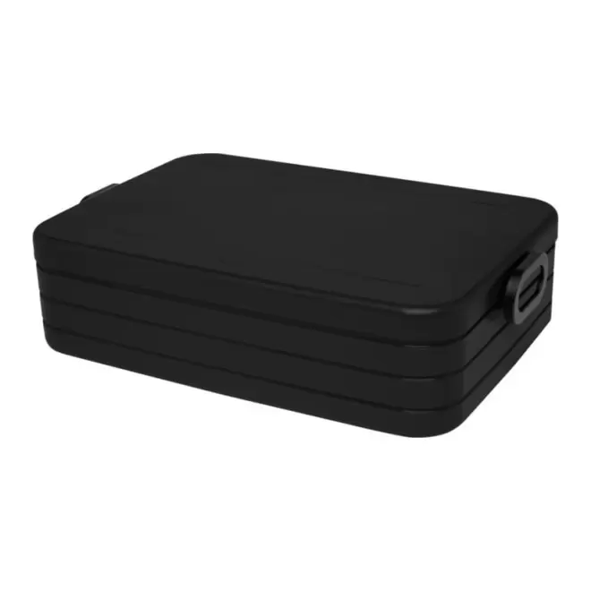 RAPIDE 4J - LUNCH BOX PERSONNALISABLE PLASTIQUE 1,5L 'OPONY MAX' - noir charbon