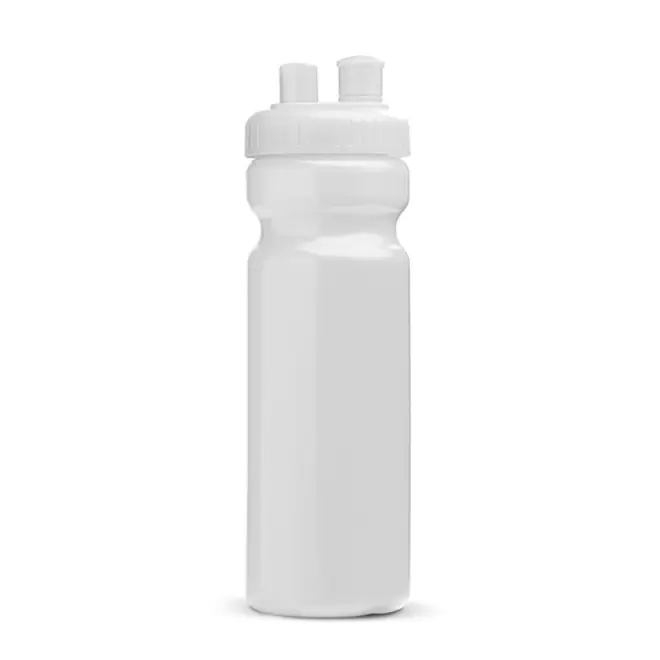 GOURDE DE SPORT PERSONNALISABLE 750ML OPAQUE BLANC 'FREZA' - blanc/blanc