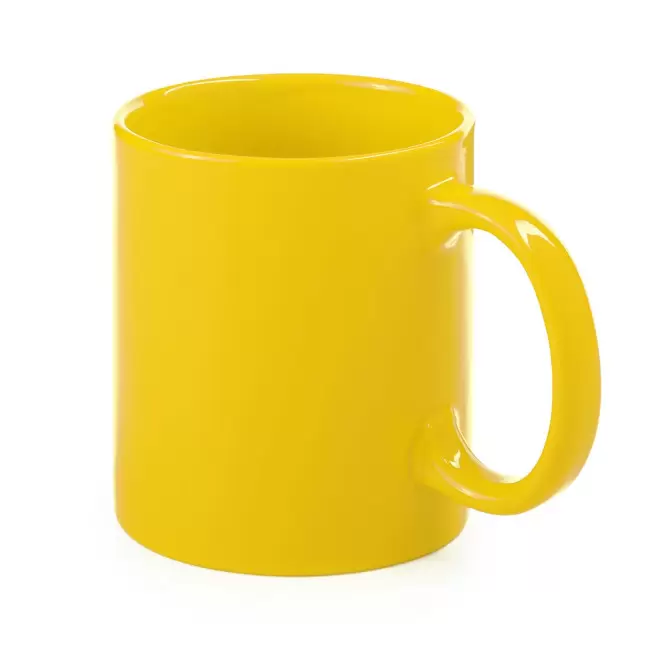 MUG PERSONNALISABLE 370ML 'MANY COLOR' - jaune