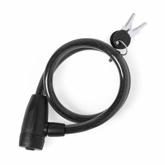 CADENAS A VELO PERSONNALISABLE 'NESTO' - noir