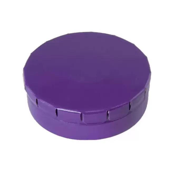 BOÎTE À BONBONS PUBLICITAIRE 'CLIC CLAC EUROPE' - violet