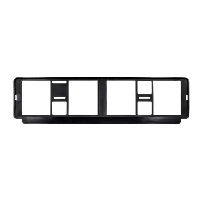 SUPPORT PLAQUE IMMATRICULATION PERSONNALISATION 'DAFTO' - noir