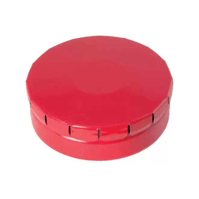 BOÎTE À BONBONS PUBLICITAIRE 'CLIC CLAC EUROPE' - rouge