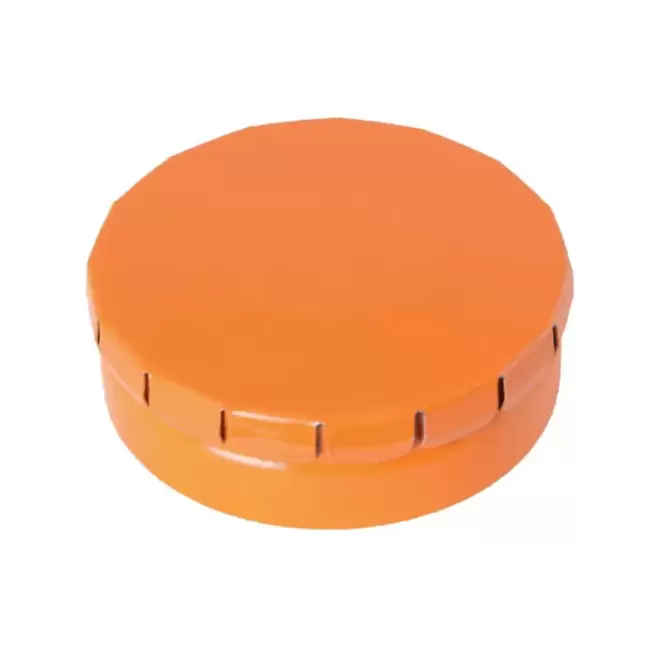 BOÎTE À BONBONS PUBLICITAIRE 'CLIC CLAC EUROPE' - orange