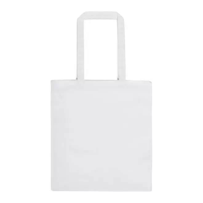 SAC SHOPPING PERSONNALISABLE ZIPPE SOUFFLET 220 GR 'FABIA' - blanc