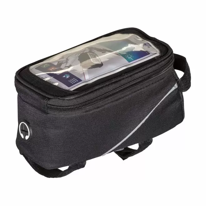 SACOCHE TELEPHONE VELO PERSONNALISABLE 'PORAS' - noir