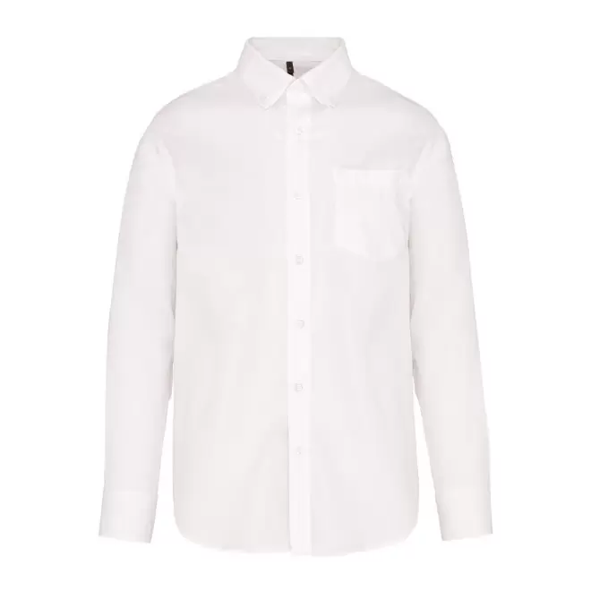 CHEMISE HOMME PERSONNALISABLE SANS REPASSAGE 'IMPEC' - blanc