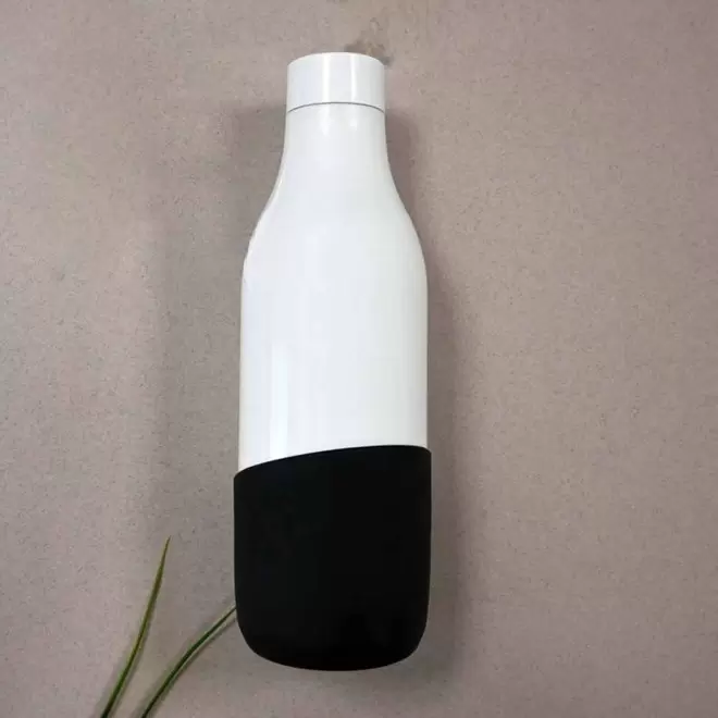 BOUTEILLE ISOTHERME PERSONNALISABLE MIF 500ML 'USTRAL' - noir