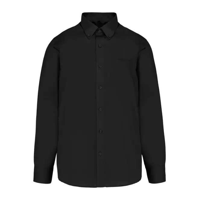 CHEMISE HOMME PERSONNALISABLE SANS REPASSAGE 'IMPEC' - noir