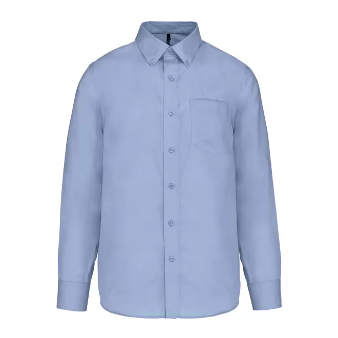 CHEMISE HOMME PERSONNALISABLE SANS REPASSAGE 'IMPEC' - bleu