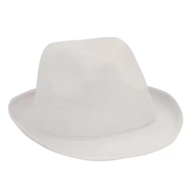 CHAPEAU PERSONNALISÉ COLORE AVEC BANDEAU 'BRAZ' - blanc