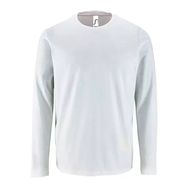 TEE-SHIRT PERSONNALISABLE HOMME ML BLANC 'IMPERIAL LSL' - blanc
