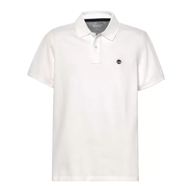 POLO HOMME PERSONNALISABLE 'MILLERS RIVER' - blanc