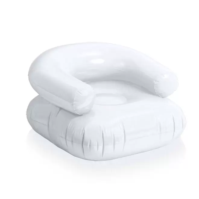 FAUTEUIL PERSONNALISABLE GONFLABLE 'NOJA' - blanc