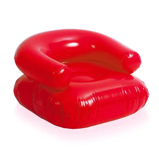 FAUTEUIL PERSONNALISABLE GONFLABLE 'NOJA' - rouge