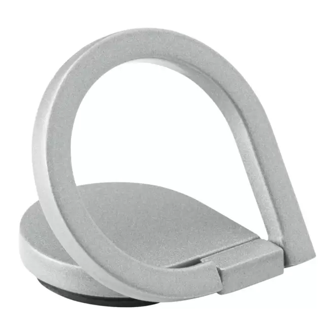 ANNEAU SUPPORT PUBLICITAIRE POUR TÉLÉPHONE 'HALKA' - argenté