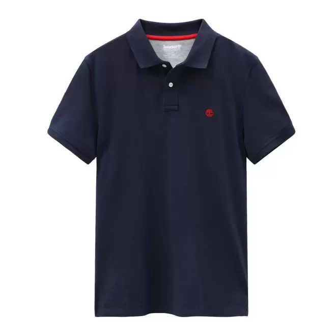 POLO HOMME PERSONNALISABLE 'MILLERS RIVER' - bleu marine