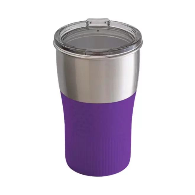 MUG PERSONNALISABLE EN ACIER RECYCLE 'CORPA' - violet