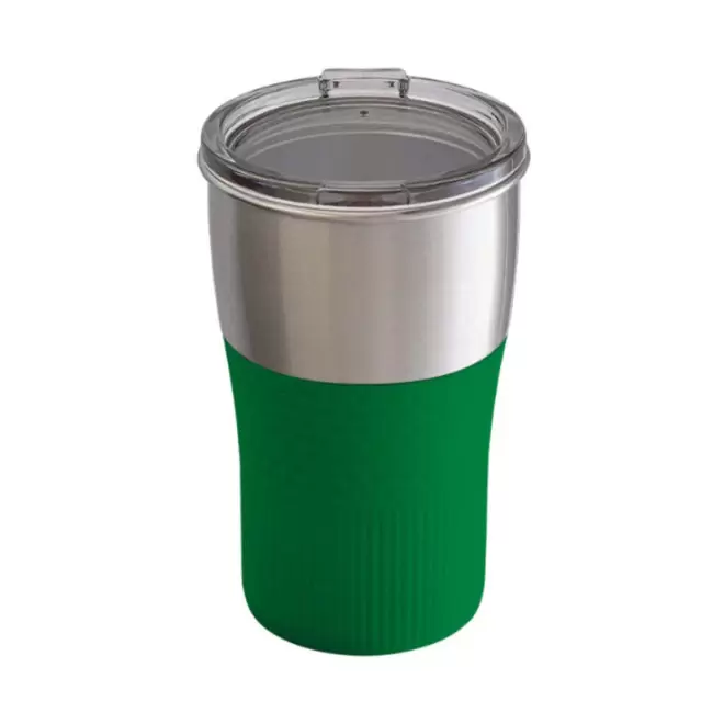 MUG PERSONNALISABLE EN ACIER RECYCLE 'CORPA' - vert foncé
