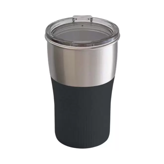 MUG PERSONNALISABLE EN ACIER RECYCLE 'CORPA' - gris foncé