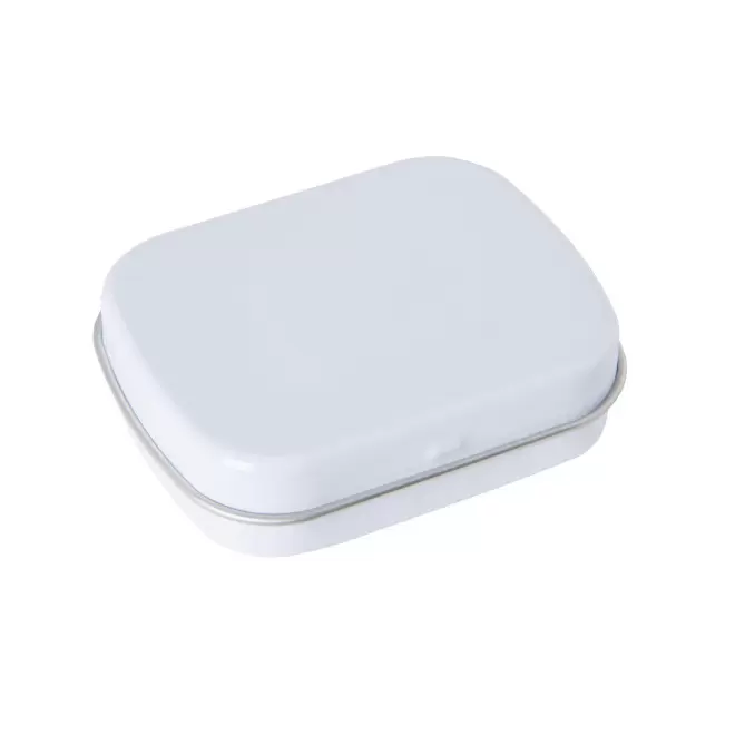 BOITE CHARNIERE BONBONS PERSONNALISABLE 'WIMO' - blanc