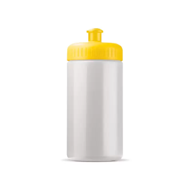 RAPIDE 4J - GOURDE PERSONNALISABLE 500ML CORPS OPAQUE BLC BIO 'TRAIL' - jaune