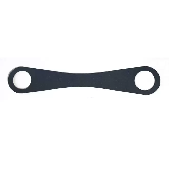 LANIERE GOURDE EN CUIR RECYCLE PERSONNALISABLE MIF 'BOTIA' - bleu nuit