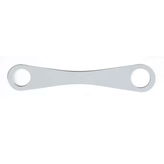 LANIERE GOURDE EN CUIR RECYCLE PERSONNALISABLE MIF 'BOTIA' - bleu ciel