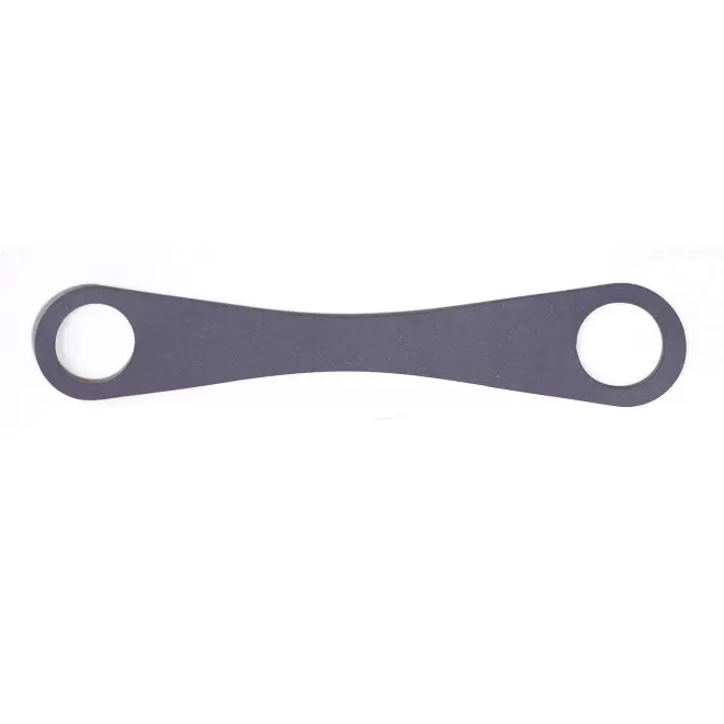 LANIERE GOURDE EN CUIR RECYCLE PERSONNALISABLE MIF 'BOTIA' - lilas