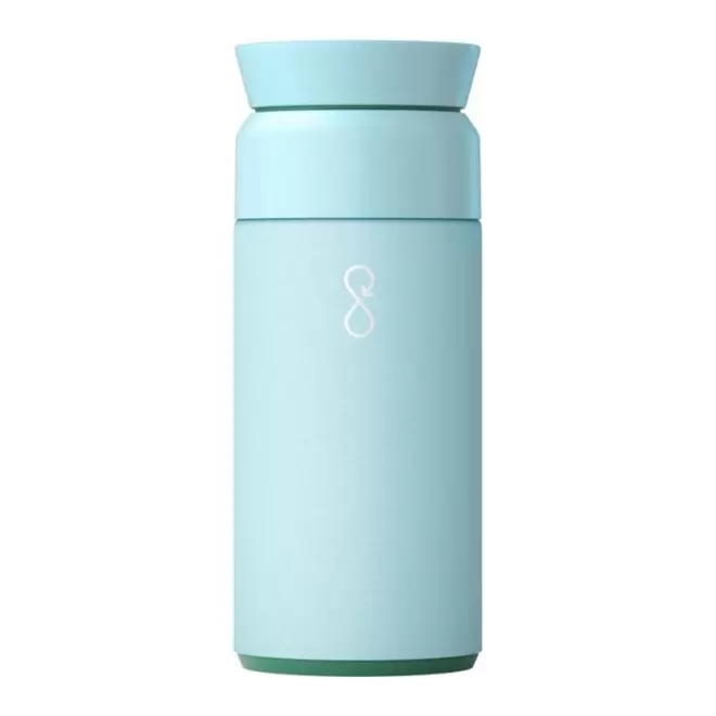 BOUTEILLE ISOTHERME 350 ML PERSONNALISABLE 'OCEAN BLUE' - bleu ciel