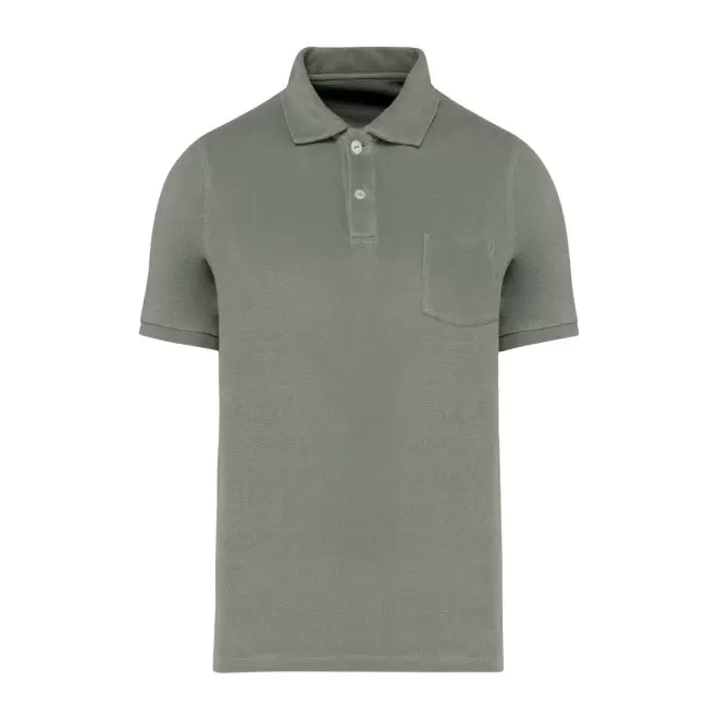 POLO EPONGE HOMME PERSONNALISABLE 'SPONGE SPIRIT' - kaki