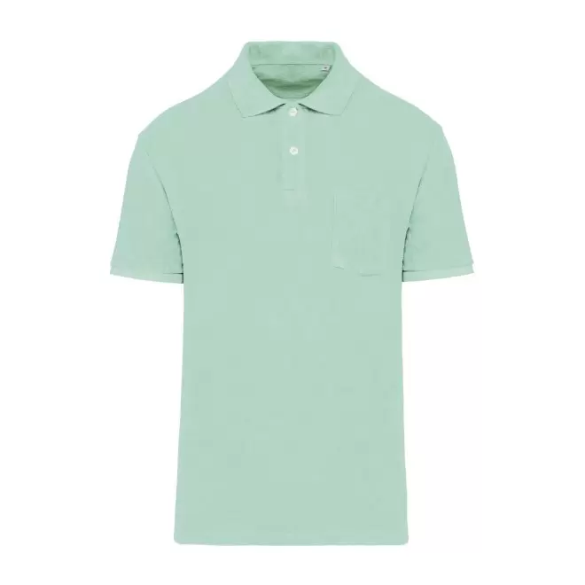 POLO EPONGE HOMME PERSONNALISABLE 'SPONGE SPIRIT' - menthe