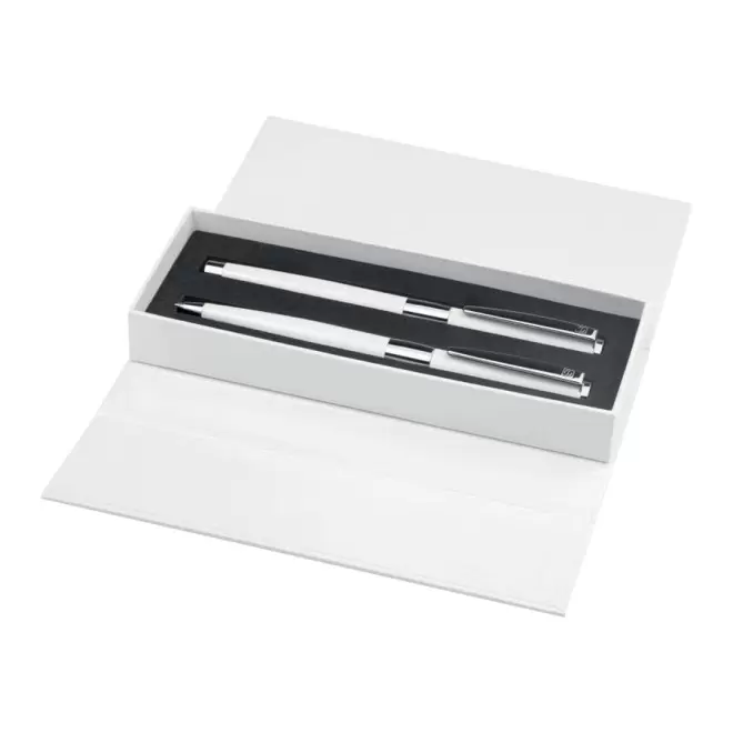 PARURE PUBLICITAIRE STYLO À BILLE ET ROLLER 'IMAGE' SENATOR® - blanc