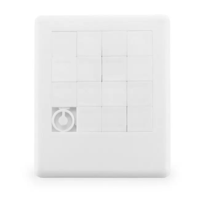MINI PUZZLE CASSE TETE PERSONNALISABLE  'GUS' - blanc