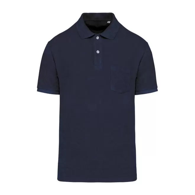 POLO EPONGE HOMME PERSONNALISABLE 'SPONGE SPIRIT' - bleu marine