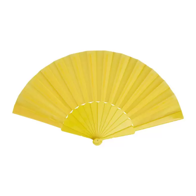 ÉVENTAIL PUBLICITAIRE EN RPET 'FANNY RPET' - jaune