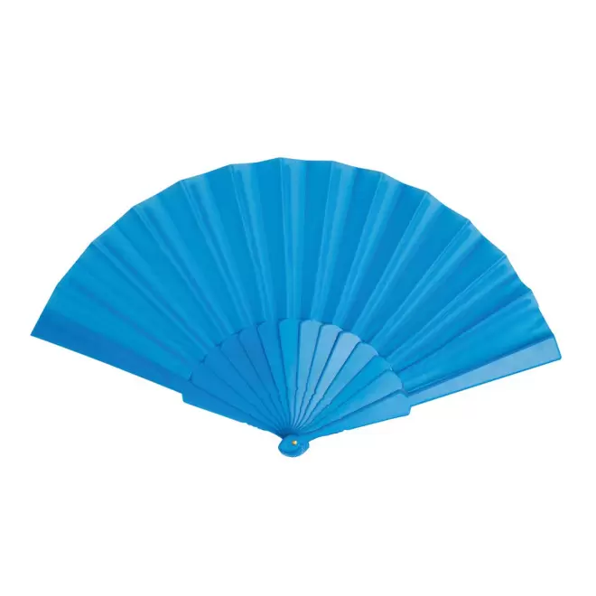 ÉVENTAIL PUBLICITAIRE EN RPET 'FANNY RPET' - bleu clair