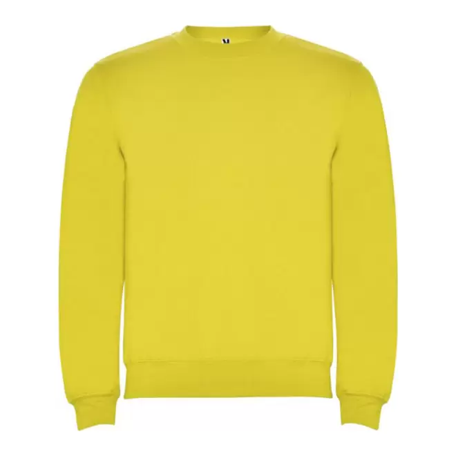 SWEAT-SHIRT COL ROND MIXTE PERSONNALISABLE 'RAPHAEL' - jaune