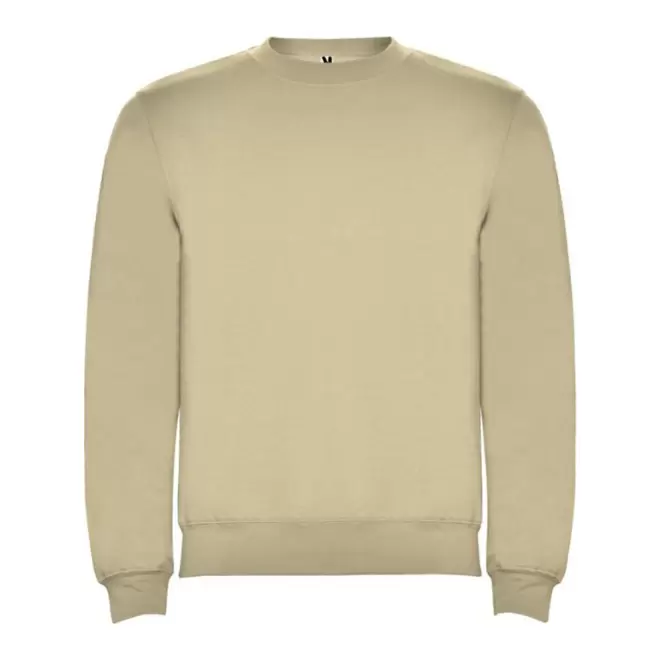 SWEAT-SHIRT COL ROND MIXTE PERSONNALISABLE 'RAPHAEL' - sable