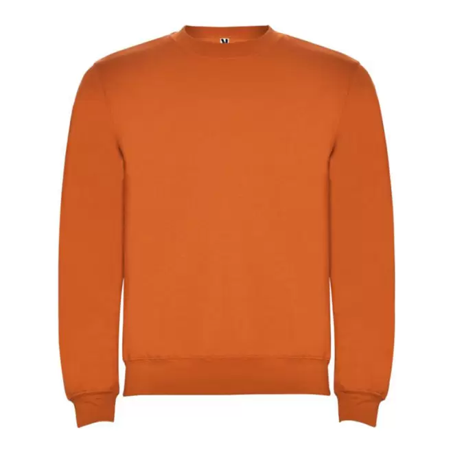 SWEAT-SHIRT COL ROND MIXTE PERSONNALISABLE 'RAPHAEL' - orange