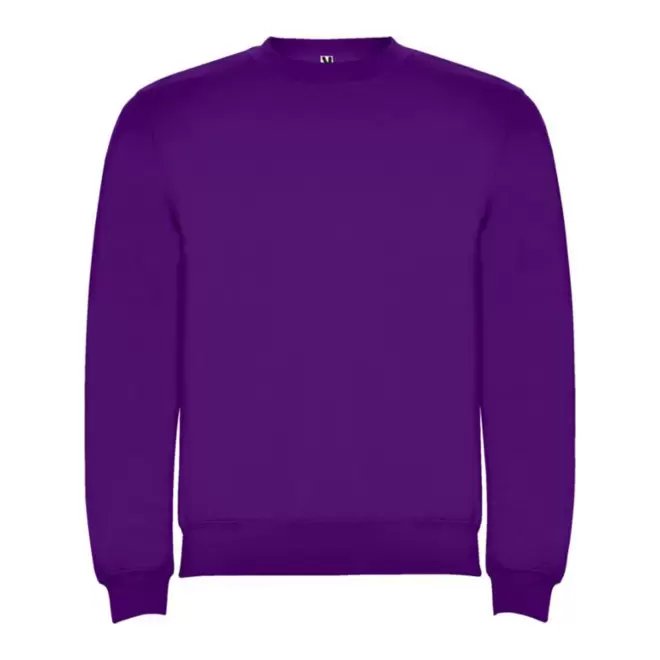 SWEAT-SHIRT COL ROND MIXTE PERSONNALISABLE 'RAPHAEL' - violet