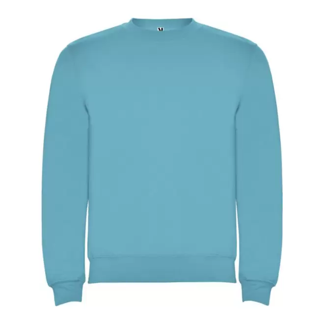 SWEAT-SHIRT COL ROND MIXTE PERSONNALISABLE 'RAPHAEL' - turquoise