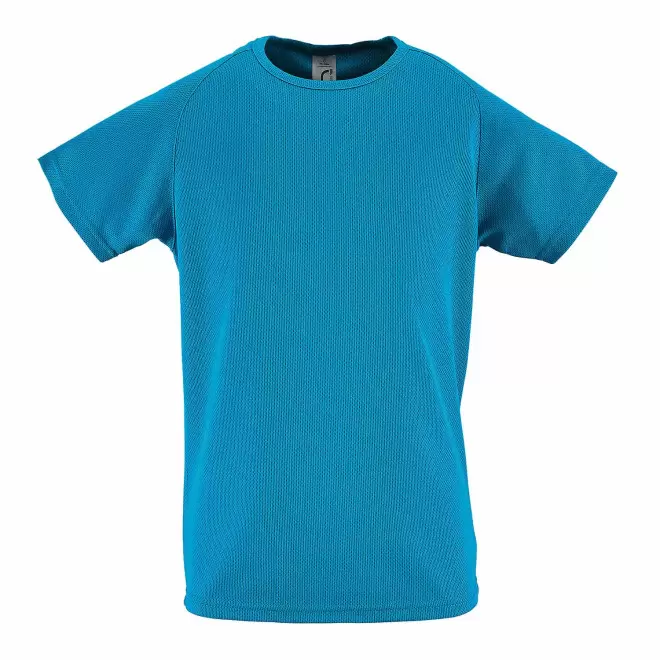 TEE-SHIRT RESPIRANT' SPORTY KIDS' - aqua
