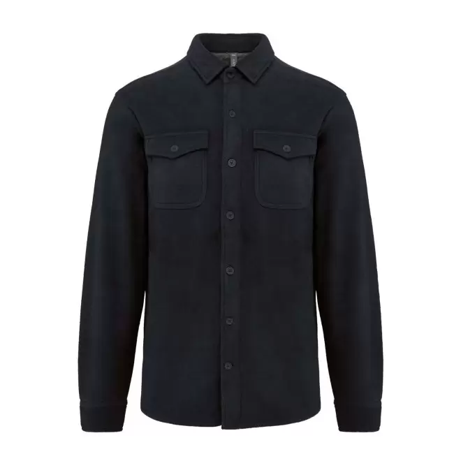 SURCHEMISE POLAIRE HOMME PERSONNALISABLE 'SHERPA TRAIL' - bleu marine